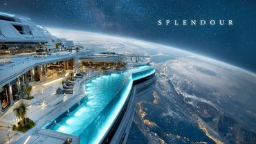 Splendour: Relaxing Sci Fi SPACE Ambient Music🎧✨for the Start of a New Season (3Hz Binaural Beats)4K
