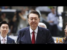 South Korea’s jailed ex-leader Yoon resists questioning, takes off clothes and lies on the floor