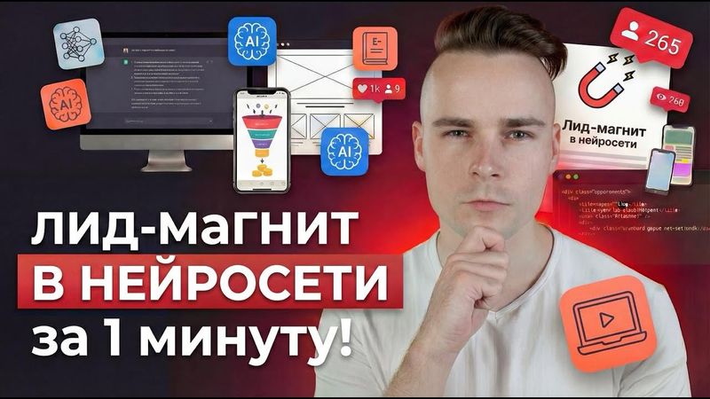 ЛИД-МАГНИТ В НЕЙРОСЕТИ ЗА 1 МИНУТУ...