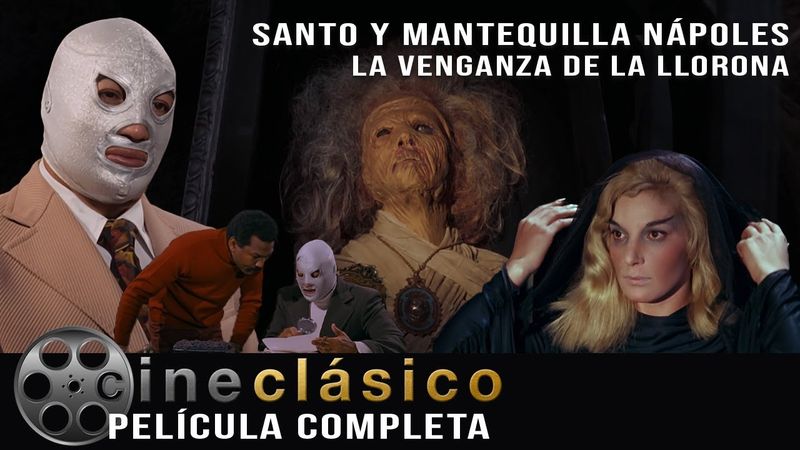 Santo y Mantequilla Nápoles En La Venganza De La Llorona | Película Clásica Mexicana | Cine Clásico
