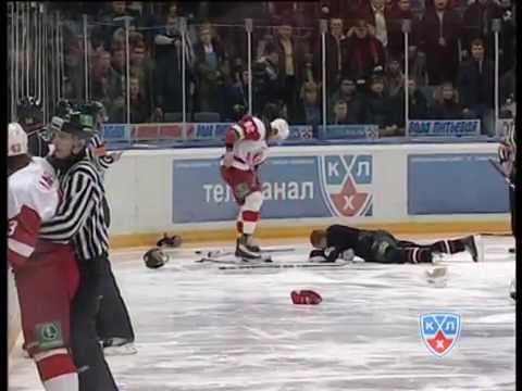 Vityaz @ Avangard 12/10/2010 Highlights / Авангард - Витязь 3:2