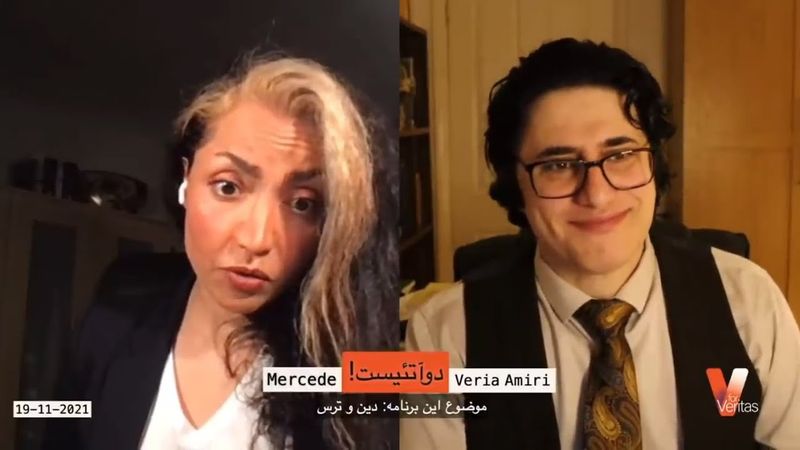 2Atheists_Veria Amiri_Mercede 19-11-2021 دوآتئیست وریا امیری_تناسخ و باور به خدا