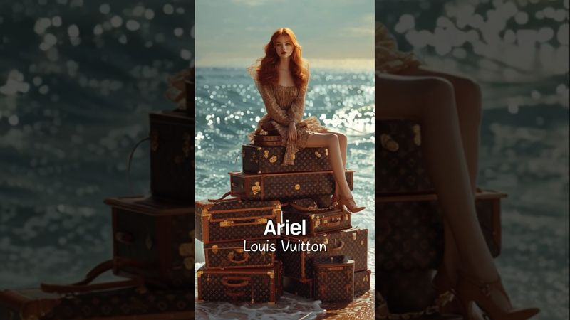 Disney Princesses Reimagined as ✨️Luxury Brand Ambassadors Pt.1 #aishorts #aiart #disneyai #disney