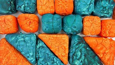 Dyed chalk★COLORED GYM CHALK★Crispy powder★Compilation set★Oddly satisfying video★