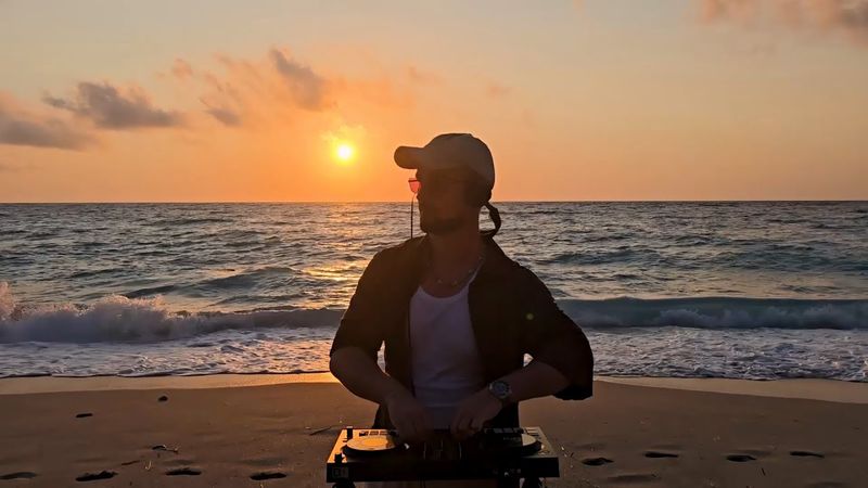 afro house on a greek island