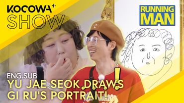 Yu Jae Seok’s “Masterpiece” Portrait of Gi Ru 😂🎨 | Running Man EP765 | KOCOWA+