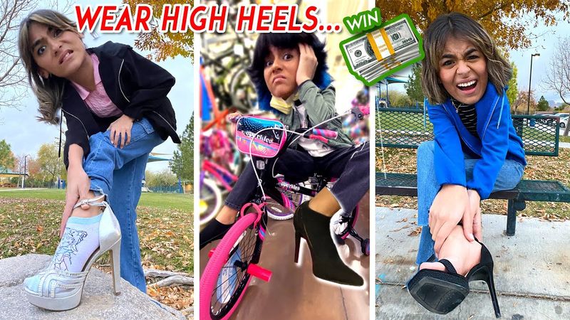Last to Leave High Heels Challenge | GEM Sisters