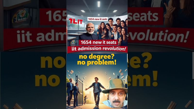 No Degree Needed for IIT Admission? Govt Fellowship, Seat Hike, Gurukul Model Explained