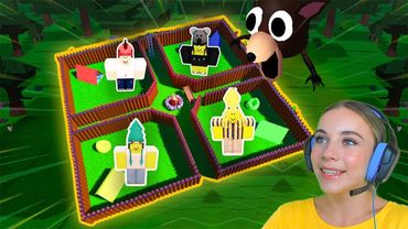 ПОСТРОИЛА БАЗУ ДЛЯ КАЖДОГО РЕБЕНКА В 99 ДНЕЙ ВЫЖИВАНИЯ В ЛЕСУ С АЛЁНОЙ в ROBLOX!