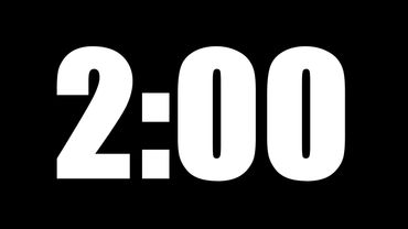 2 MINUTE TIMER | LOUD ALARM  ⏰