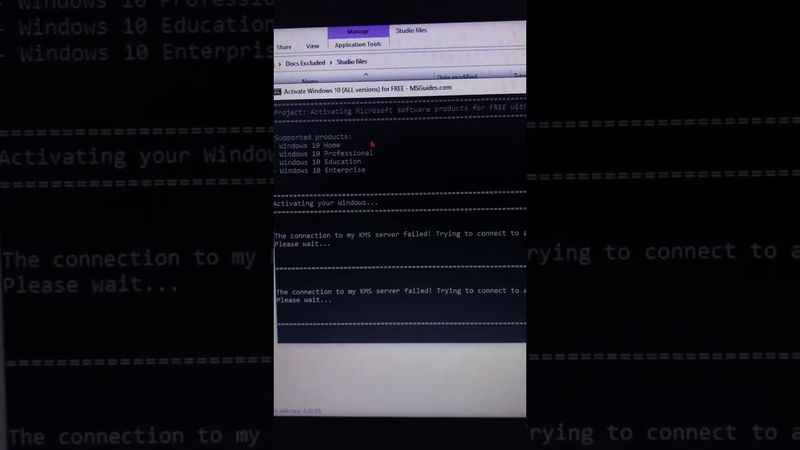 kms windows activation #pc #pcshorts #windows10 #activation #shortsvideo