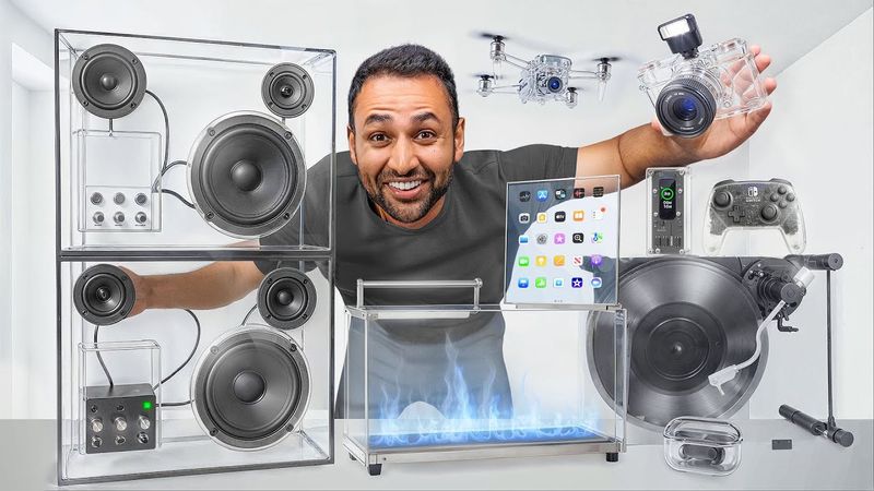 I bought the craziest TRANSPARENT Tech.