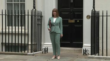 UK finance minister Rachel Reeves leaves Downing Street to present spending review | AFP