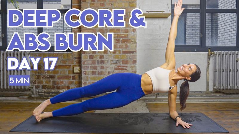 Day 17 | FREE Abs & Fat Burn Challenge | 5 Min Sculpt Your 6-Pack | No Equipment | Lilly Sabri