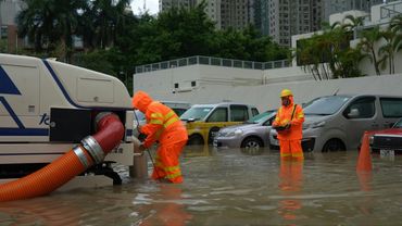 Hong Kong hit by flooding after flurry of rainstorm warnings | AFP