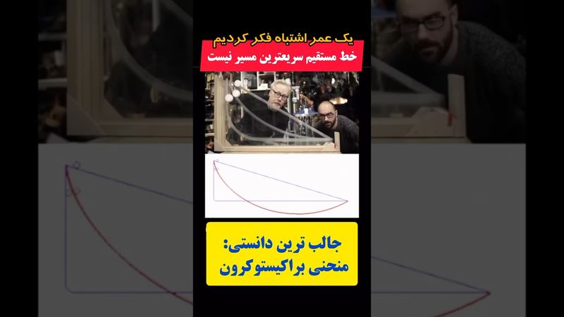 ⏳ کوتاه‌ترین مسیر ≠ سریع‌ترین مسیر! براکیستوکرون نشون می‌ده که طبیعت همیشه دنبال بهینه‌ترین زمانه 🚀