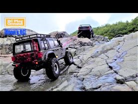 RC Car SCX10 III Jeep JT Gladiator & YK4102(Absima CR 3.4 SHERPA) Rock Climbing 2