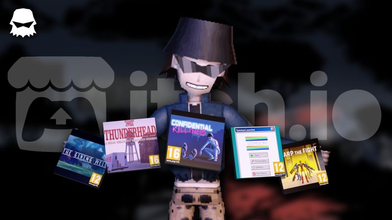 Я обозрел РАНДОМНЫЕ игры с Itch.io | Нестрашный Хоррор, Крутой Шутер и Бродилка