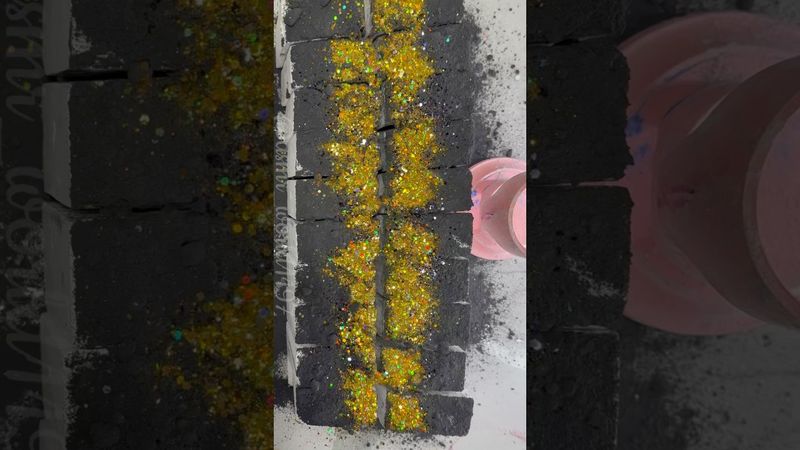 22K celebration 🎉 #relax #crunchycrumbles #oddlysatisfying #satisfying #rainbowsoap #crushingtime