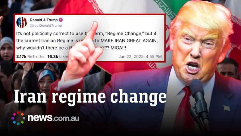 Trump threatens Iran with regime change amid rising tensions