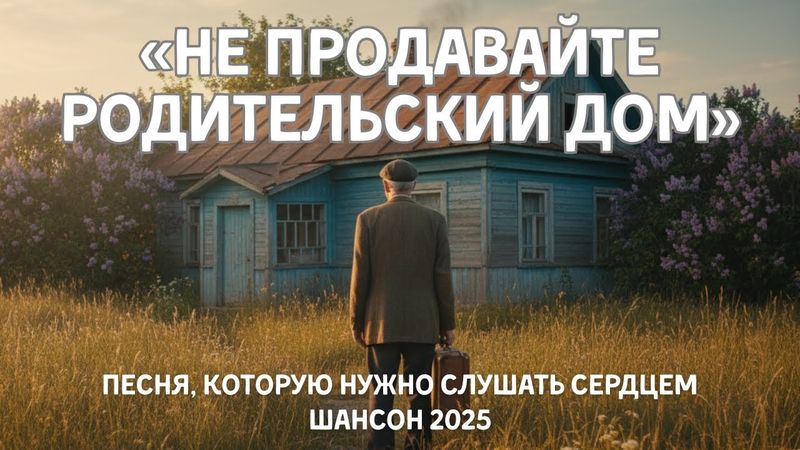 Душевный Шансон про родной дом — «Не продавайте родительский дом» #Шансон #Деревня #РусскаяДуша