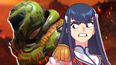 Satsuki asks The DOOM Slayer for help