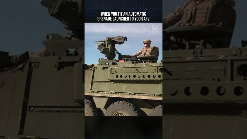 When You Fit Automatic Grenade Launcher to Your AFV