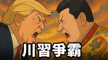 川皇貿易戰的秘密！AI惡搞動畫｜普金｜三皇鼎立｜習帝