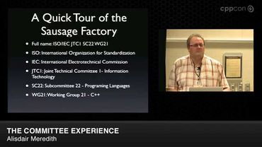 CppCon 2014: Alisdair Meredith "The Committee Experience"