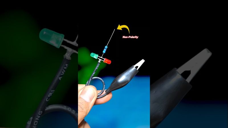This is a DC polarity tester circuit.#shortvideo