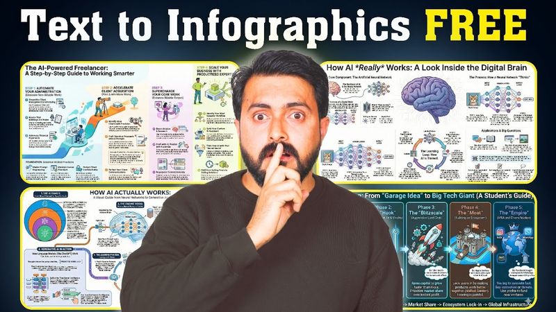 TWO FREE AI Tools for Text to Infographics