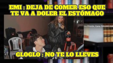 EMIKUKIS LE DICE A GLOGLO QUE DEJE DE COMER PAN CON GASEOSA PORQUE LE DOLERÁ EL ESTÓMAGO