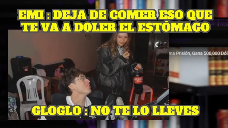 EMIKUKIS LE DICE A GLOGLO QUE DEJE DE COMER PAN CON GASEOSA PORQUE LE DOLERÁ EL ESTÓMAGO
