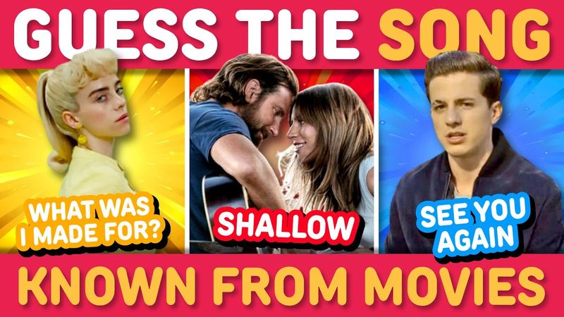 GUESS 100 ICONIC SONGS KNOWN FROM MOVIES 🎬 🎵 | Music Quiz