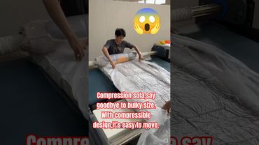 Compression sofa,say goodbye to bulky size. With compressible design,it’s easy to move.High Quality