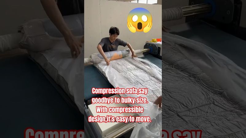 Compression sofa,say goodbye to bulky size. With compressible design,it’s easy to move.High Quality