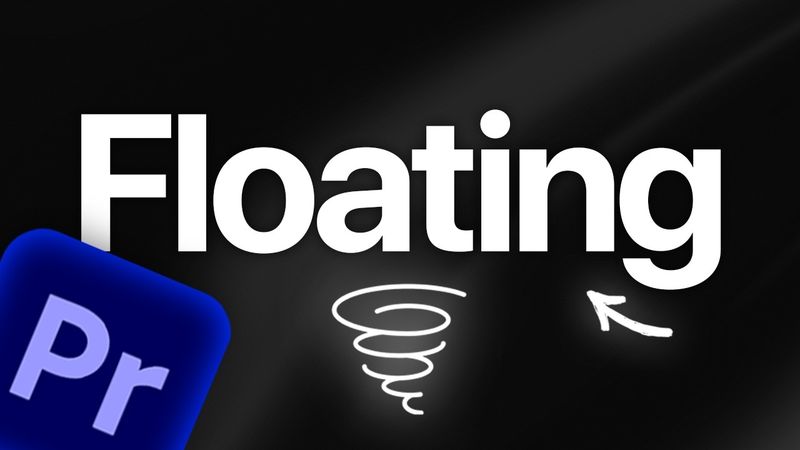 How To Make Floating Text in Premiere Pro