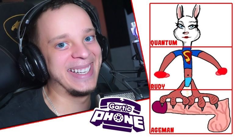 ВОТ ЧТО ПРОИСХОДИТ КОГДА 3 ЧЕЛОВЕКА РИСУЮТ ОДНУ КАРТИНКУ - GARTIC PHONE