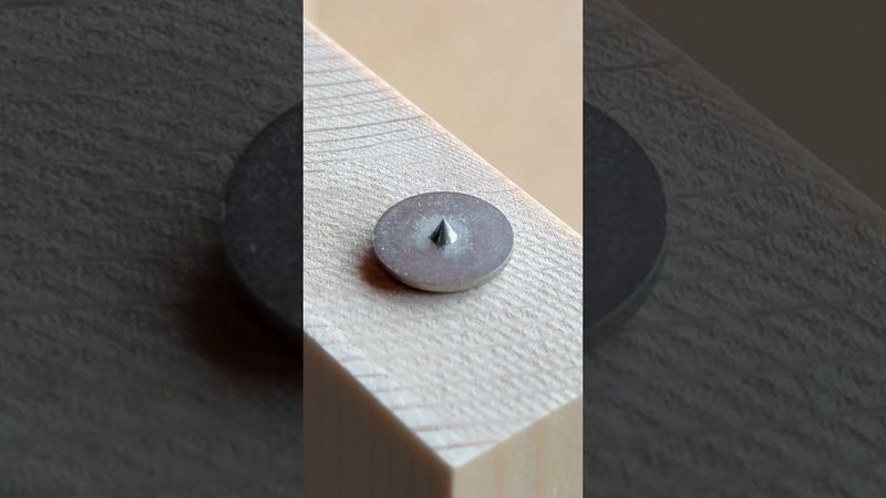 Perfect Dowel Joints with a Simple Nail Trick. #shorts