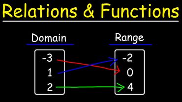 Relations and Functions | Algebra
