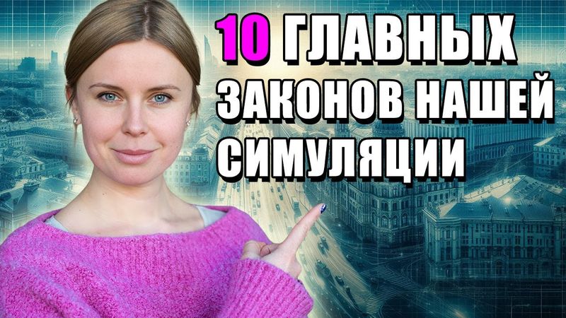 10 ЗАКОНОВ МАТРИЦЫ, СИМУЛЯЦИИ, МИРА В КОТОРОМ МЫ ЖИВЕМ. ЗНАТЬ ОБЯЗАТЕЛЬНО.