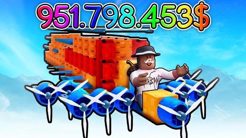 😱 ПОСТРОИЛ САМЫЙ БЫСТРЫЙ САМОЛЁТ В ROBLOX! + Фиксплей!