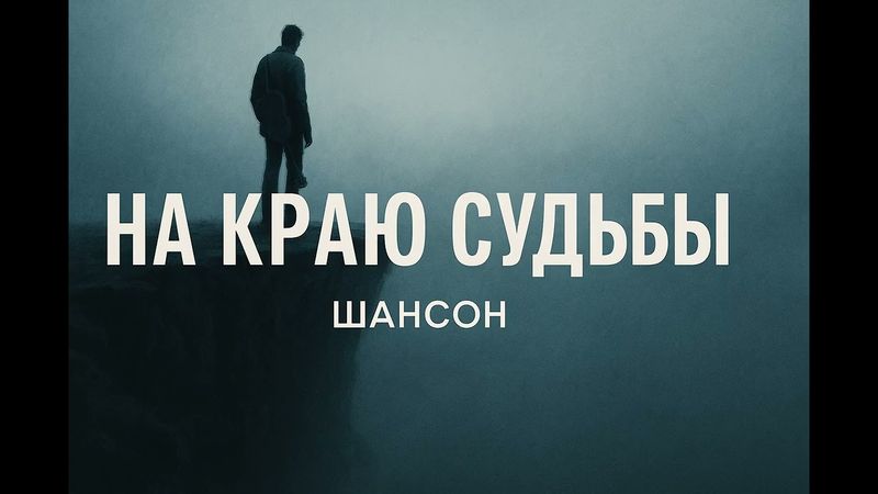 "На краю судьбы" — песня о выборе, риске и шаге в неизвестность | ШАНСОН