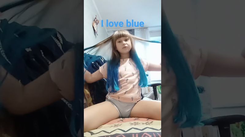 #и улетел на луну Бим БАМ Бом#I love blue