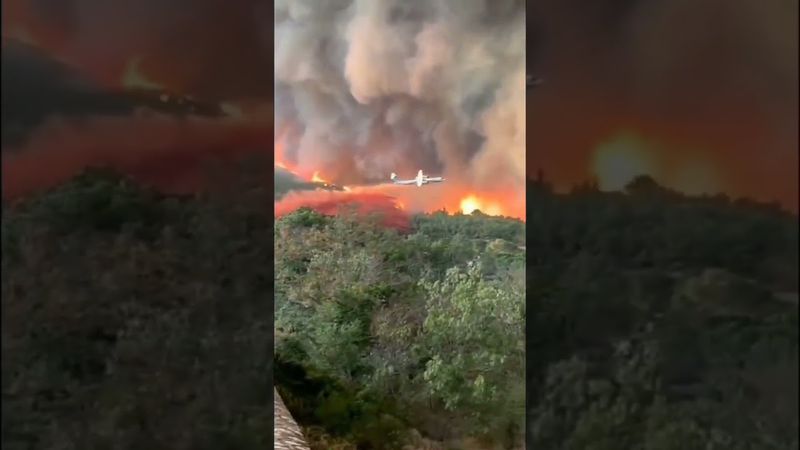 Самый сильный пожар во Франции за 76 лет