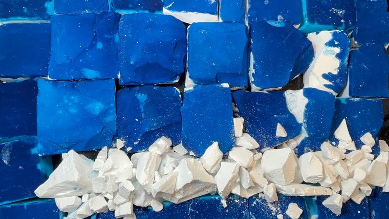 Effortless 💙💙💙 ! Jumbo Chalk And Soft F1 Chalk ! Oddly Satisfyng