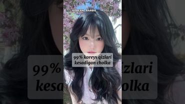 Koreys qizlaridek cholka kelishdik o'rganamiz💖💫 #korean #aesthetic #for_girl #hairbang#kdrama_blink