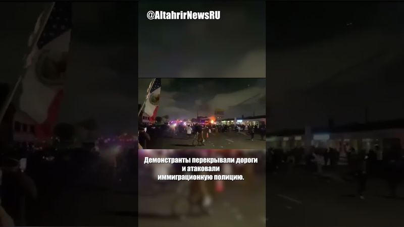 Массовые протесты в США из-за депортации мигрантов