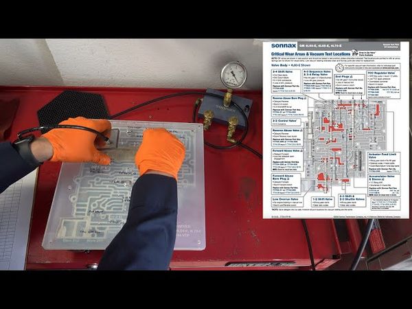 Sonnax Vacuum Testing 4L60E Valve Body PT1 - Bad Valve Body!