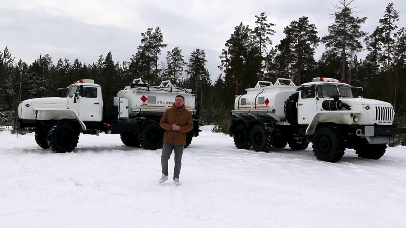 Топливозаправщик АТЗ-6,5 УРАЛ-4320